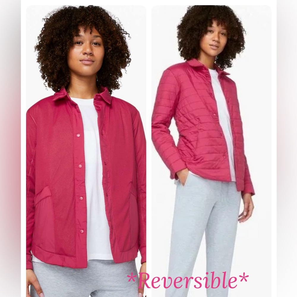 Lululemon Switch Please Shacket in Scarlet (Size 8)